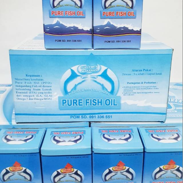 PDO 1 Lusin (Pure Deep Ocean) / PFO Minyak Ikan