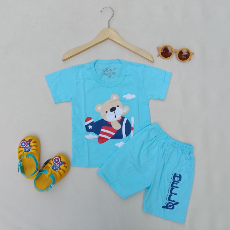 Setelan anak UNISEX MURAH/COWOK CEWEK(BAJU  + CELANA)