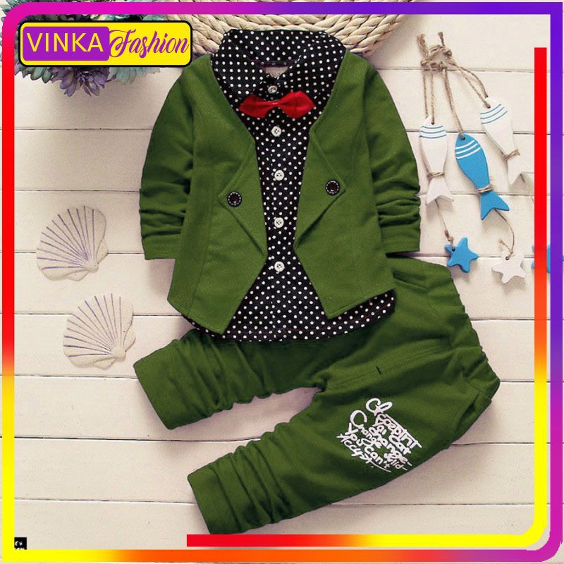 Bajuanak Setelan anak laki laki Blazer KBM babytery Hijau