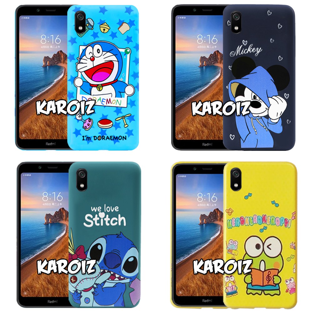 3d Case Xiaomi Redmi 7a Softcase Karakter Hello Kitty Doraemon Stitch Mickey Mouse Keropi Teddy X Shopee Indonesia