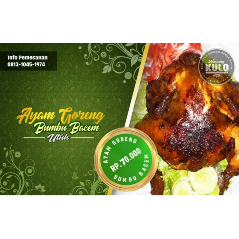 

Ayam Goreng Bumbu Bacem