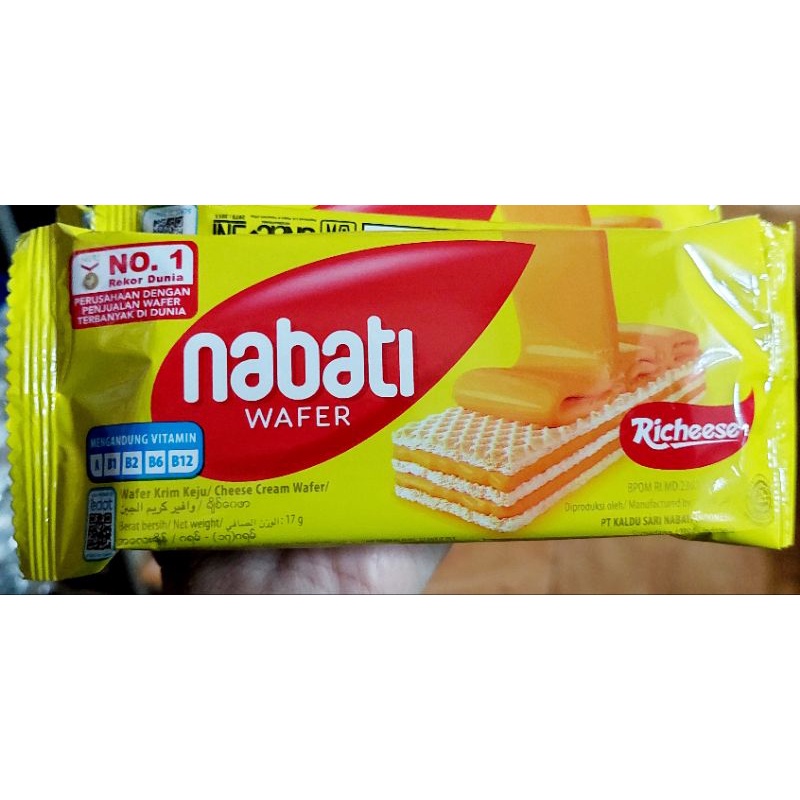 Nabati Wafer Renceng 17 gr x 10 pcs