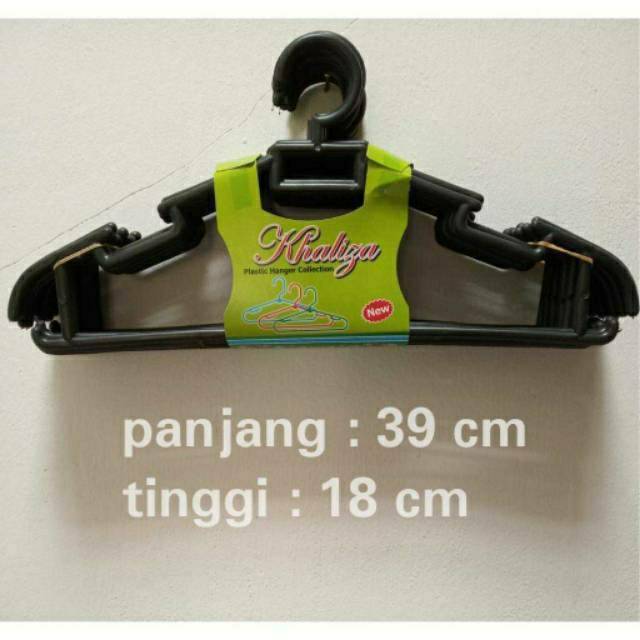 Gantungan baju plastik dan stainless isi 6 dan 12 pcs