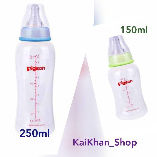 Pigeon PP Clear Streamline Botol Susu [150ml / 250 mL]