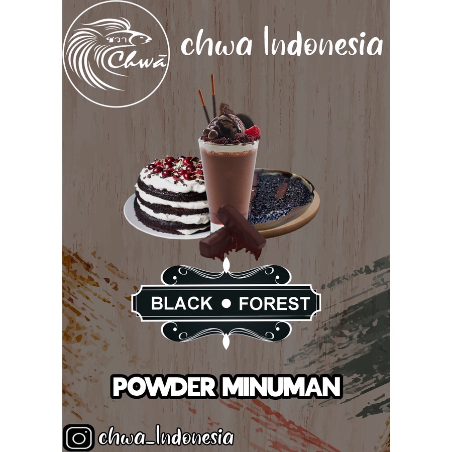 

Chwa Powder Black Forest / Minuman Bubuk Rasa Black Forest