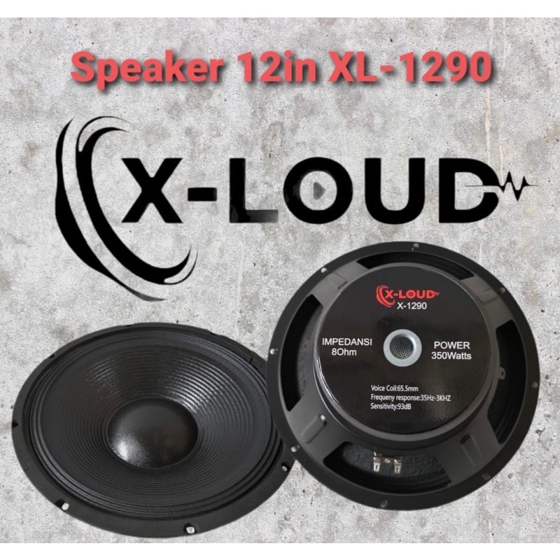 SPEAKER 12 INCH XLOUD XL1290 COATED ANTI AIR