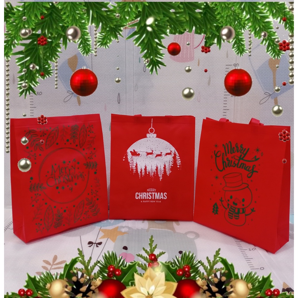

Tas Spunbond Natal Goddie Bag Christmas - HLB 373009 X'Mas