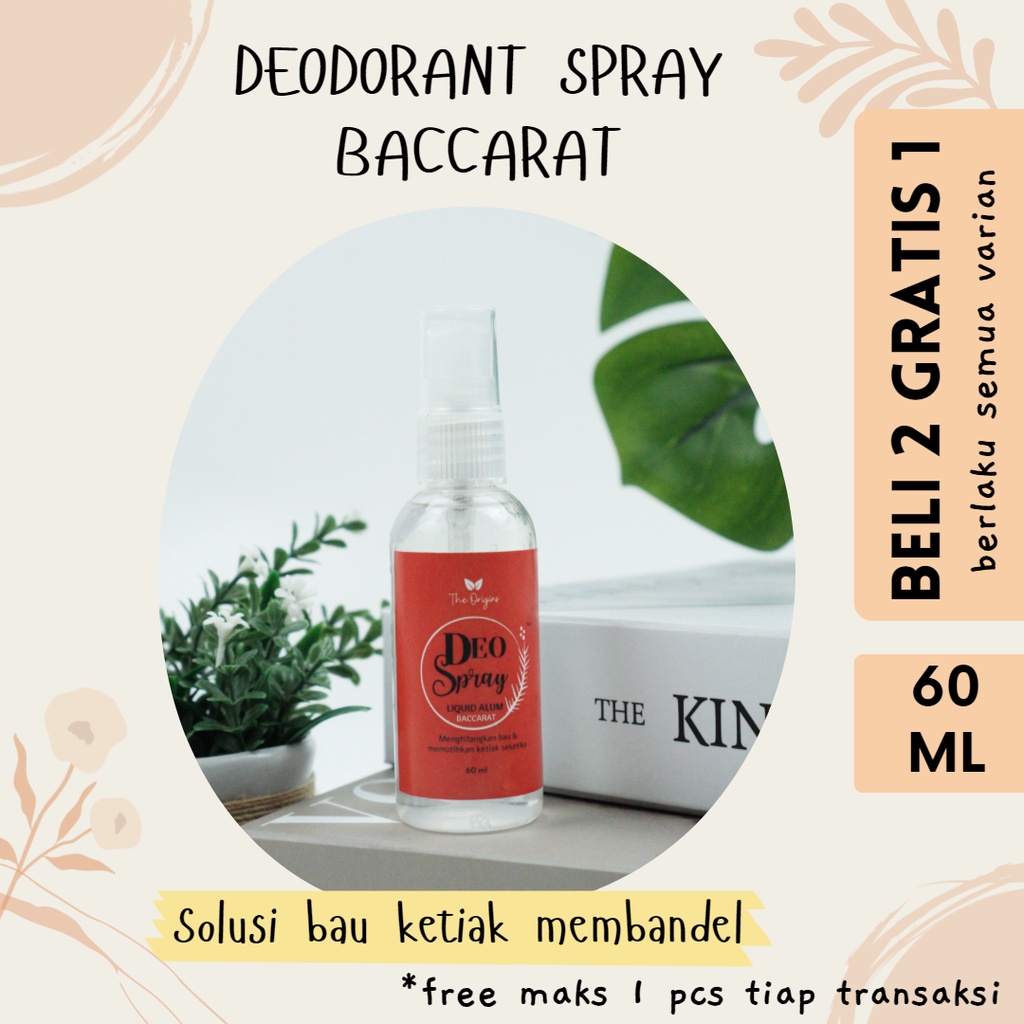 DEODORAN SPRAY BACCARAT DEODORANT TAWAS KETIAK PENGHILANG BAU KETIAK DEO SPRAY PEMUTIH KETIAK