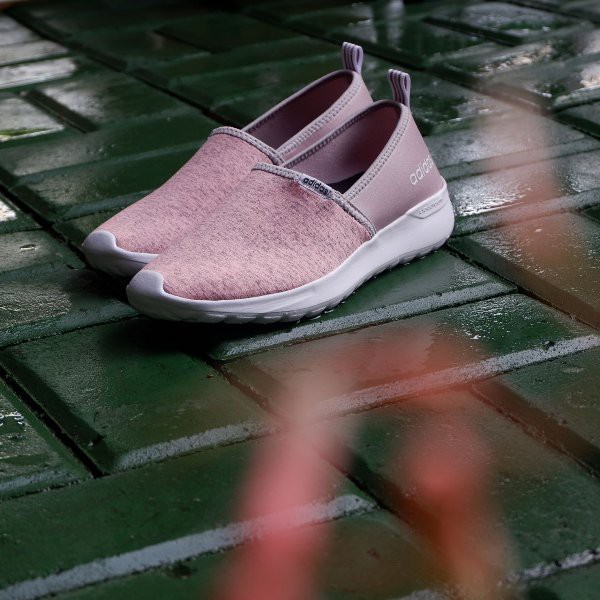 Sepatu Adidas ORIGINAL Cloudfoam Neo Lite Racer Slip-On Peach