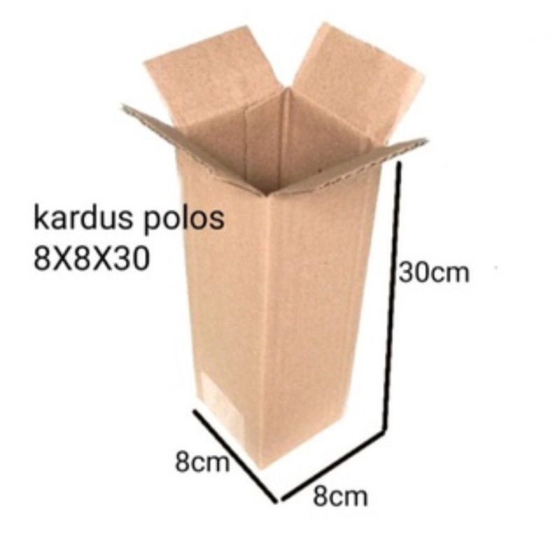 

Kardus karton packing botol 8x8x30 cm