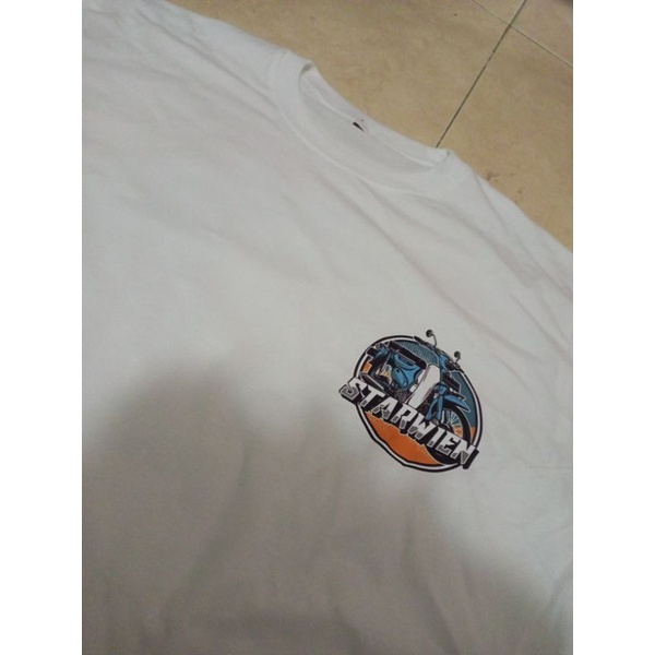 Sablon Kaos Motor Antik / Sablon murah / kaos berkualitas / cutton combed