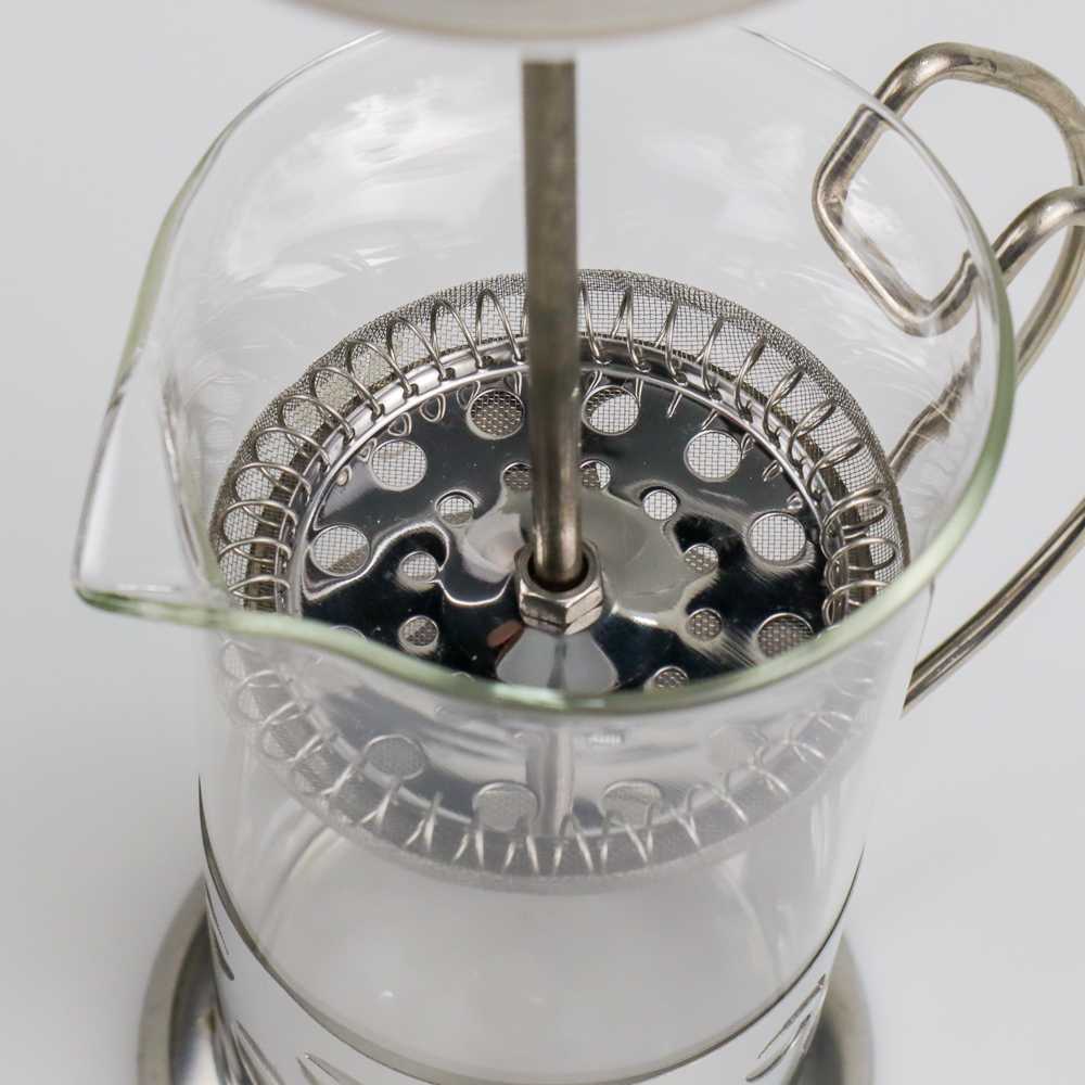 French Press Coffee Kopi Maker Pot Pattern Espresso 350ml One Two Cups