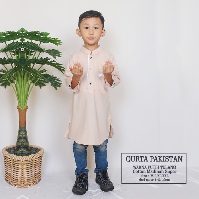 Baju Koko Anak Pakistan / Kurta Anak Pakistan 1-10 Tahun / Baju Muslim Anak by vogel_producer.
