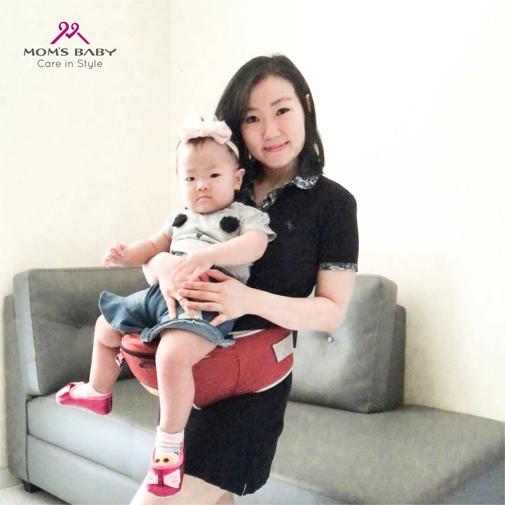 Mom's Baby Gendongan Hipseat Multifungsi Ruby Series - MBG 2023