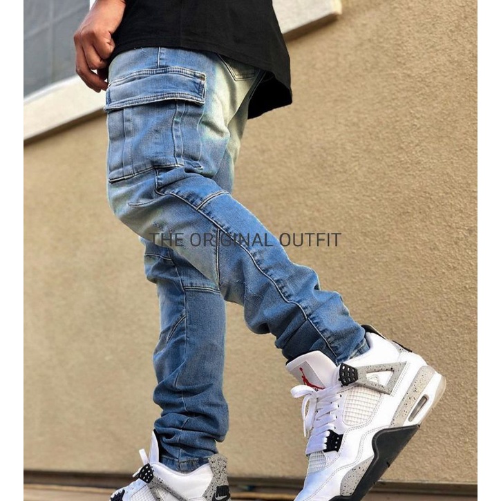 JEANS CARGO / CELANA COWOK KEREN