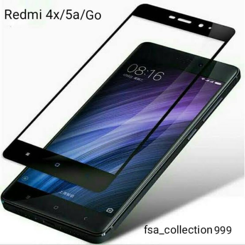 Tempered Glass Xiaomi Redmi 4X/5A/Go Full Cover Protector Quality