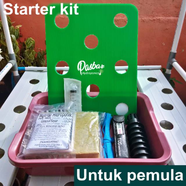 Starterkit Hidroponik Pemula (starter kit)