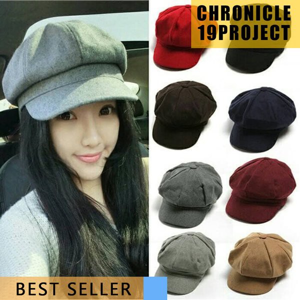 Topi Pet APolo Newsboy Dewasa Bahan FLEECE Tanpa Kancing