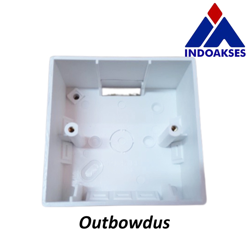 Outbow dus Outbowdus Saklar & Stop Kontak warna putih outbow dos outbowdus