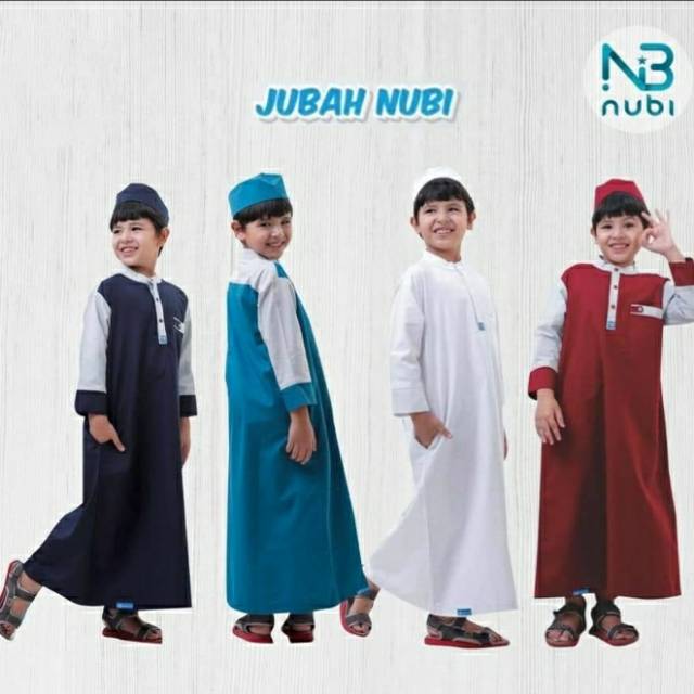 JUBAH NUBI JUBAH ANAK LAKI LAKI / GAMIS ANAK LAKI LAKI 2 - 13T