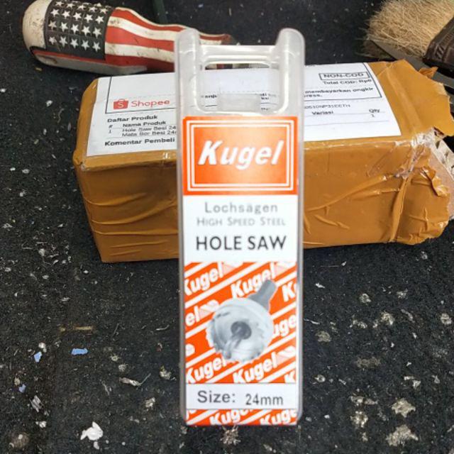 Hole Saw Besi 24mm / Holesaw Besi 24mm / Mata Bor Besi 24mm Kugel