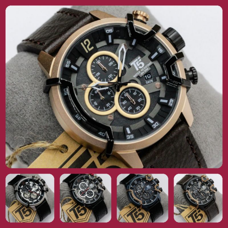 COD✓Jam Tangan Pria T5 H3819G 100% Original