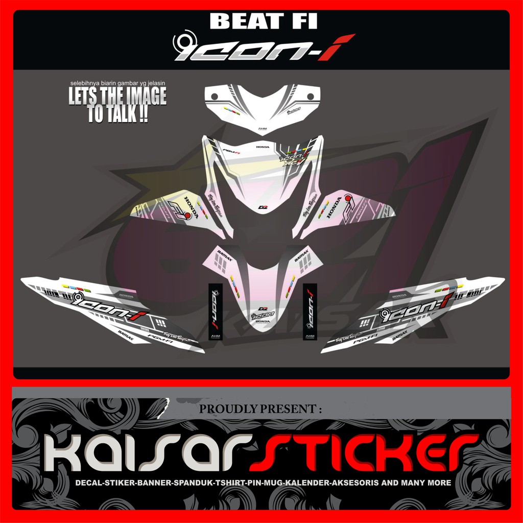 Stiker Full Body Motor Beat Fi Stiker Motor