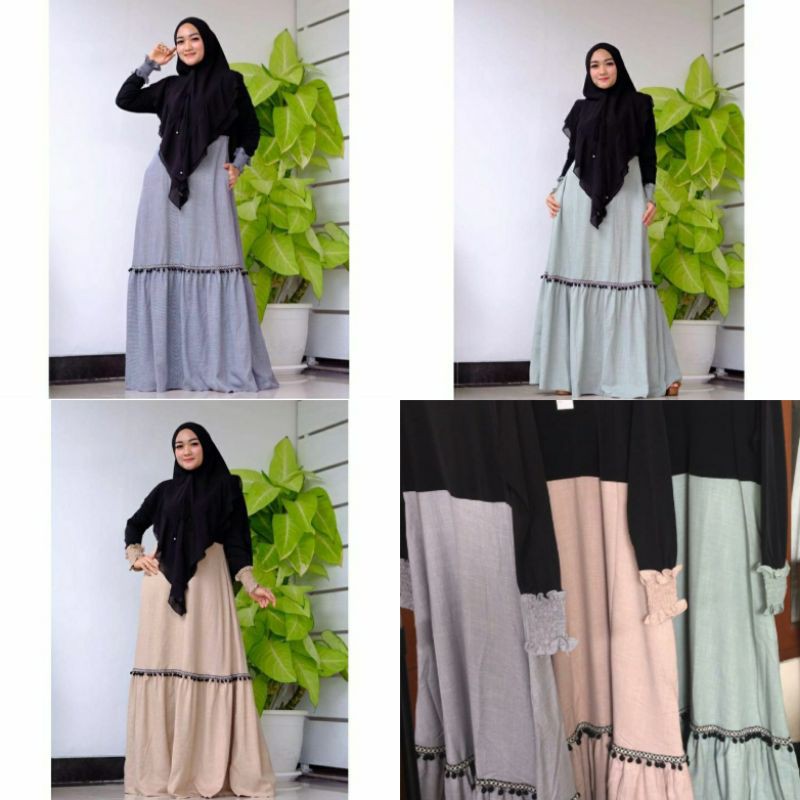 Dress karina basic by sarkis hijab