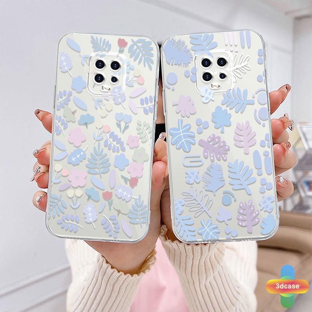 Soft TPU Case Xiaomi Redmi POCO C3 C31 X3 NFC X3 PRO Redmi 9C NFC 9A 9i 9T 9AT 9 PRO Power 9ACTIV 10X 10 Prime POCO M2 PRO Redmi Note 9 8 10 10S 9 10 PRO MAX 9S 11 Fashion Fresh Flower Silicone TPU Phone Case