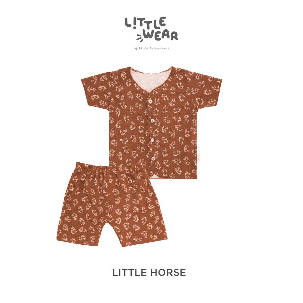 LITTLE PALMERHAUS SLEEVES LITTLE WEAR / PIYAMA / SETELAN BAYI