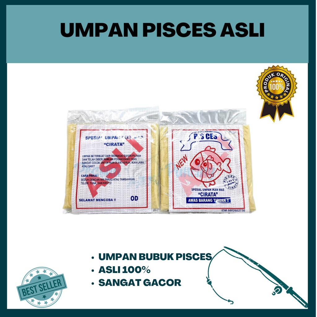 UMPAN PANCING IKAN MAS PISCES ASLI CIRATA PESONA PANCING