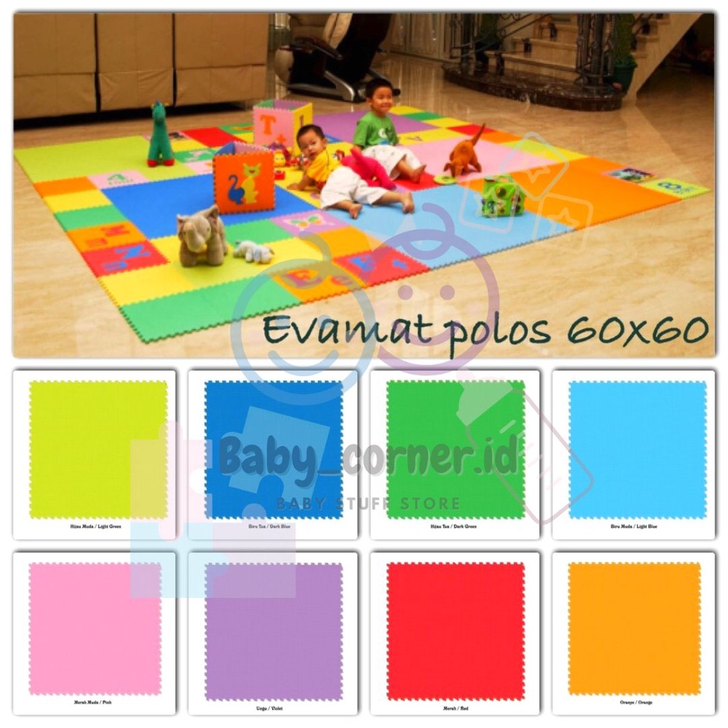 Puzzle Matras Evamat 60 x 60 cm Polos