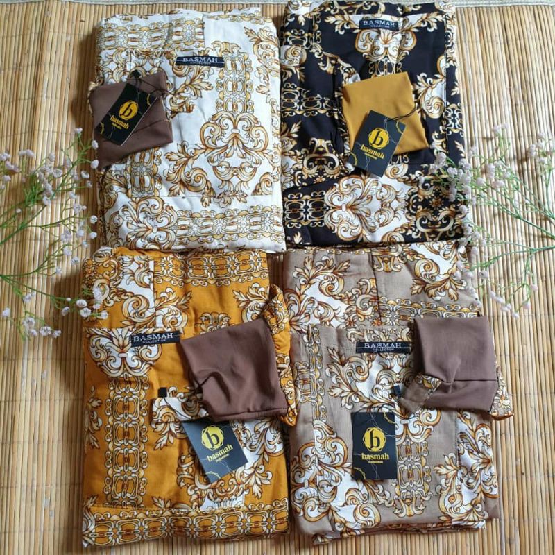 Mukena Basmah Dewasa Motif