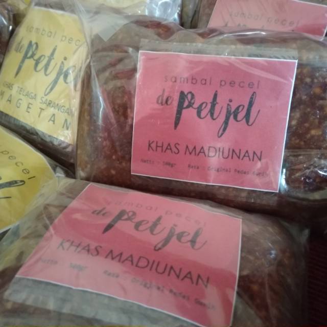 Sambel Pecel de Petjel 500gram khas Telaga Sarangan