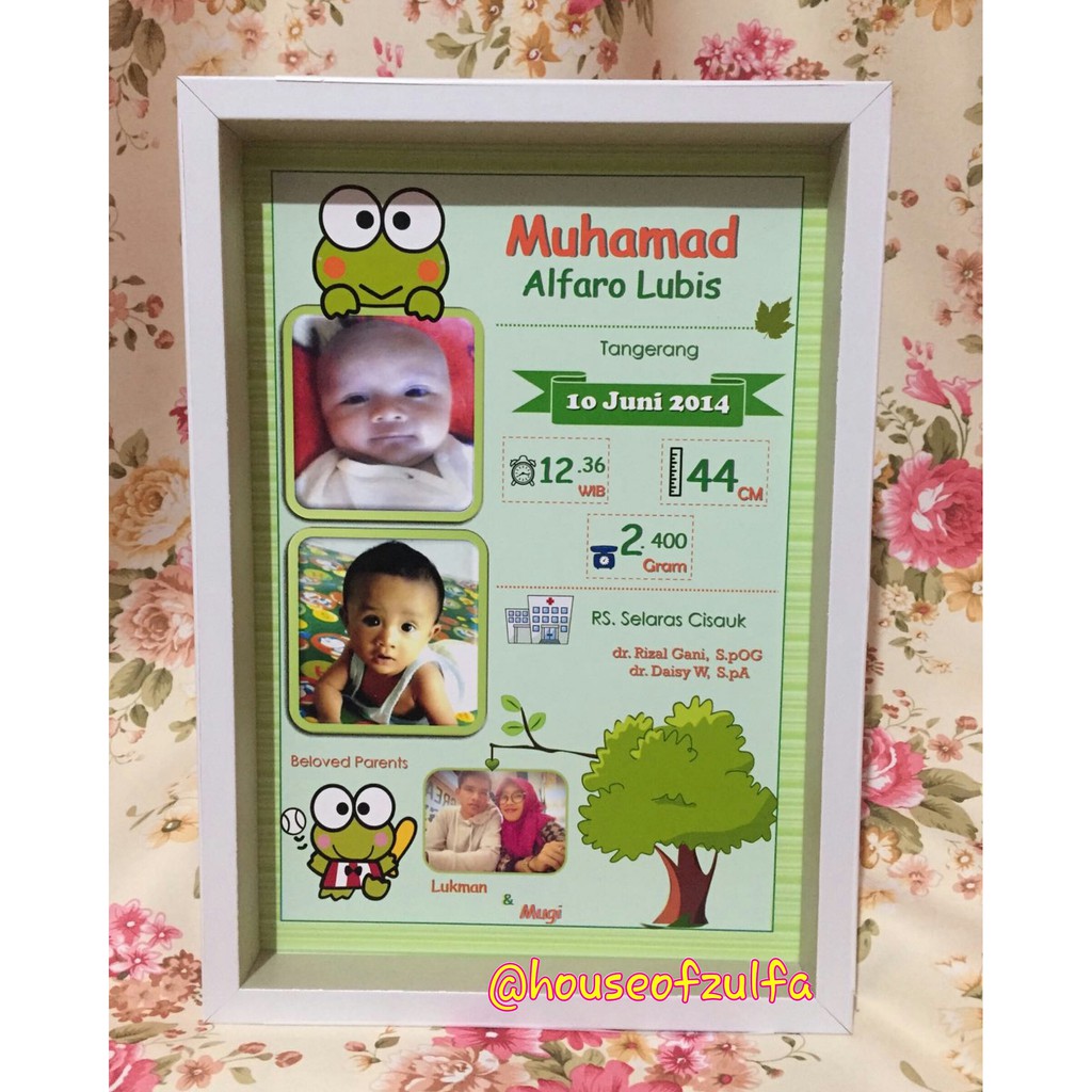 

Biodata Baby uk.30x20cm (A4)