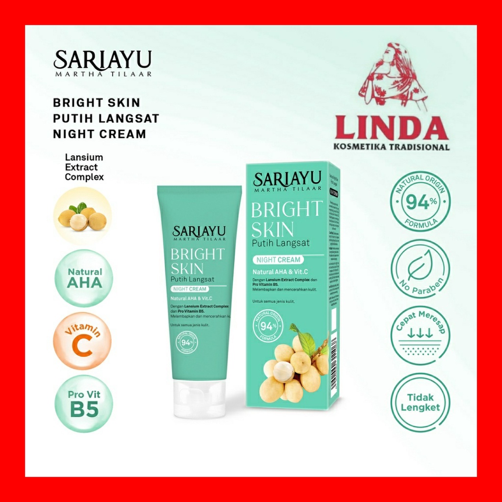 SARIAYU PUTIH LANGSAT NIGHT CREAM