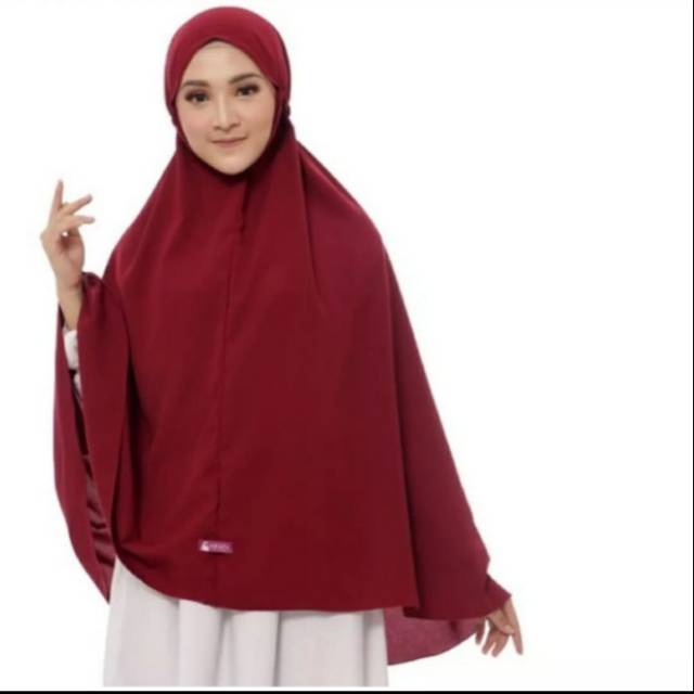 Jilbab Instan Jumbo Khimar Tali Jumbo Hijab Jumbo Tali Non Pet XXL