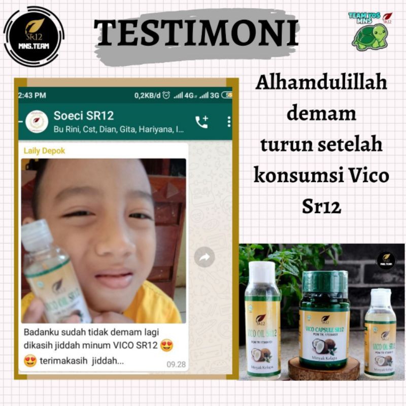 Minyak Vico Oil Sr12 Ampuh Atasi Demam Anak Bpom Halal Indonesia