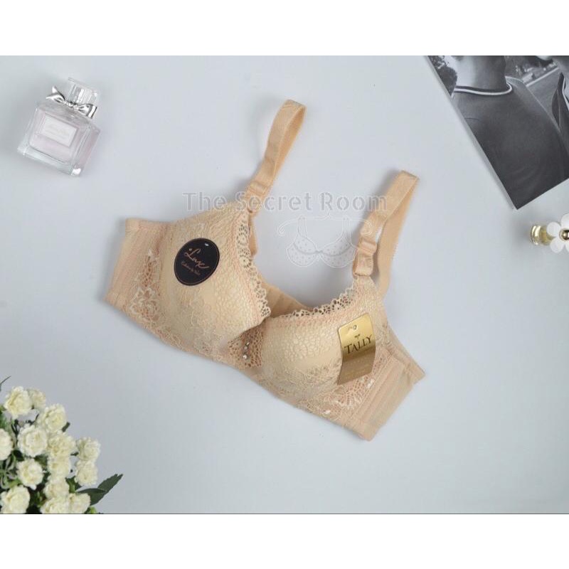 TOP TALLY 8116 - BH TALLY 8116 PAKAI KAWAT ADA BUSA TIPIS SIZE 34 36 38 CUP B - BH FASHION BRA BRUKAT RENDA- BH RENDA BRA IMPORT NYAMAN PAKAI NGANGKAT PAYUDARA - BAHAN ASLI TALLY - ARA98STORE