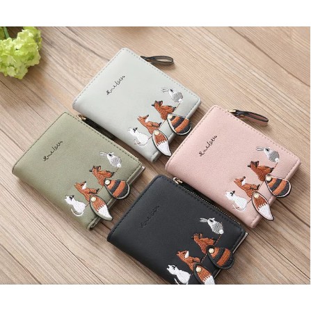 DK011 Dompet Wanita Korea Emelee Wallet - Dompet Korea - Dompet lucu - Dompet Korea Murah