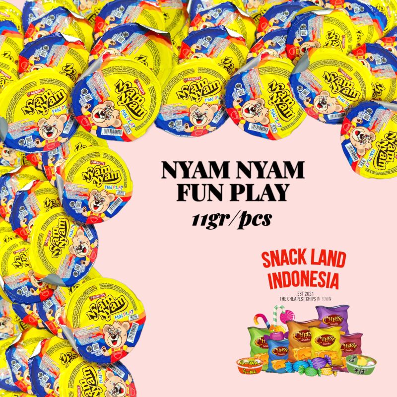 

[Jadul] Nyam Nyam Rice Crispy / Fun Play bubble Puff