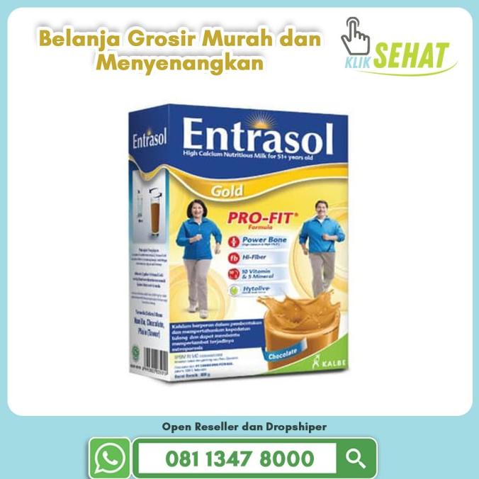 

[COD] Susu Entrasol Gold Chocolate 600gr [COD]