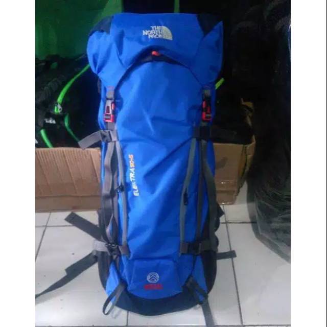 Tas gunung, semi carrier tnf Elektra 50L up free raincover