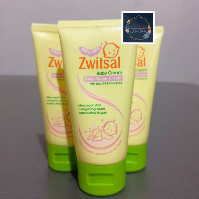 Zwitsal baby DAILY DIAPER CREAM 50 gr/Cream ruam popok extra care 50gr