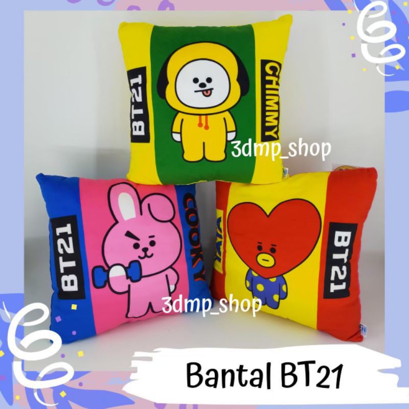 Bantal BT21 Tata Chimmy Cooky