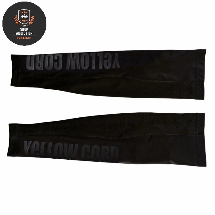 YELLOW CORN ARM SLEEVE YAS 001 BLACK GUN METAL NEW | BIKERS MANSET HQ