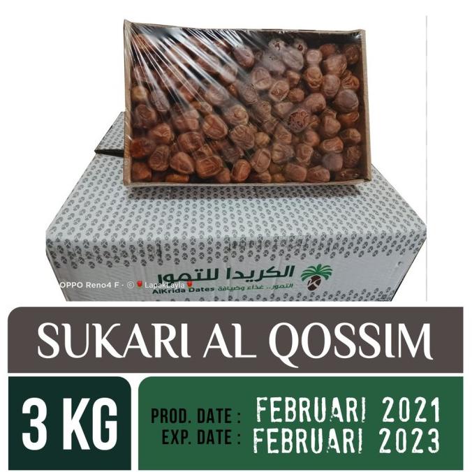 

SUKARI KURMA BASAH AL QOSSIM KEMASAN 3 GROSIR KG FDGG56416