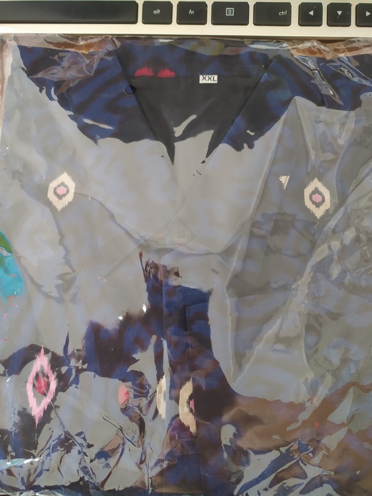 Kemeja Batik Tanaka Navy Full Furing Katun Halus Sragenan Size M-xxl High Quality