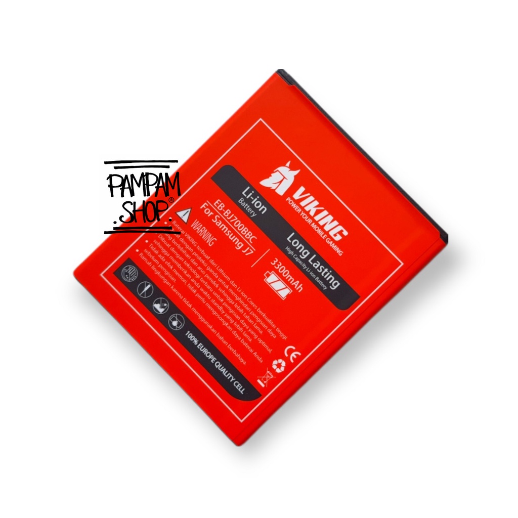 Baterai VIKING Double Power Samsung Galaxy J7 2015 J7 Core J701 Duo J4 J400 2018 On7 J700 J700F J720 Original Batre Batrai Battery HP Handphone Ori On 7