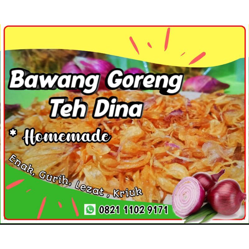 

Bawang Goreng Homemade Gurih Full Bamer Non MSG (1000gr)